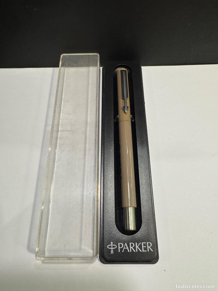 Alte Kugelschreiber: PARKER ROLLER CON SU CAJA ORIGINAL -PUBLICIDAD GUIMER&Aacute; (G)