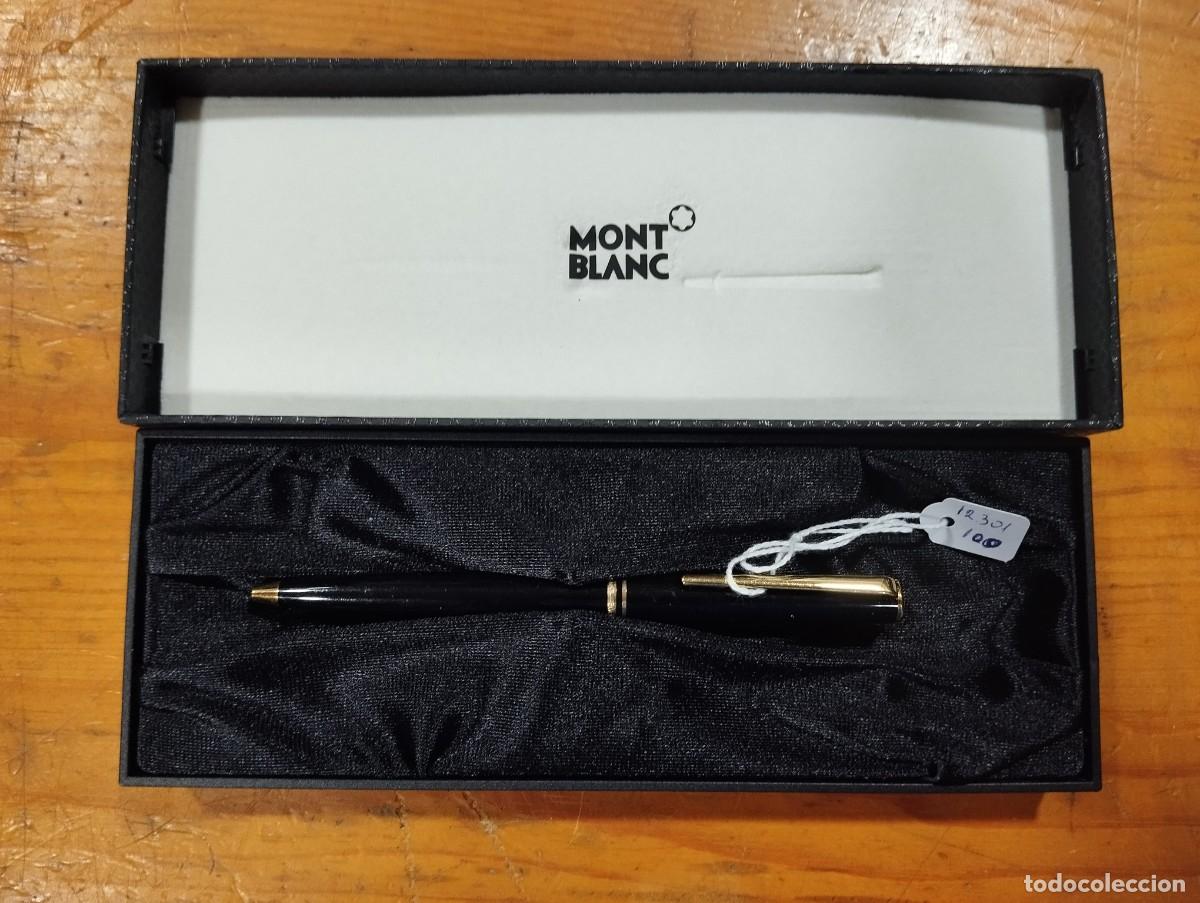 Penne a sfera antiche: BOL&Iacute;GRAFO MONTBLANC CLASSIL EN RESINA. COLOR NEGRO.