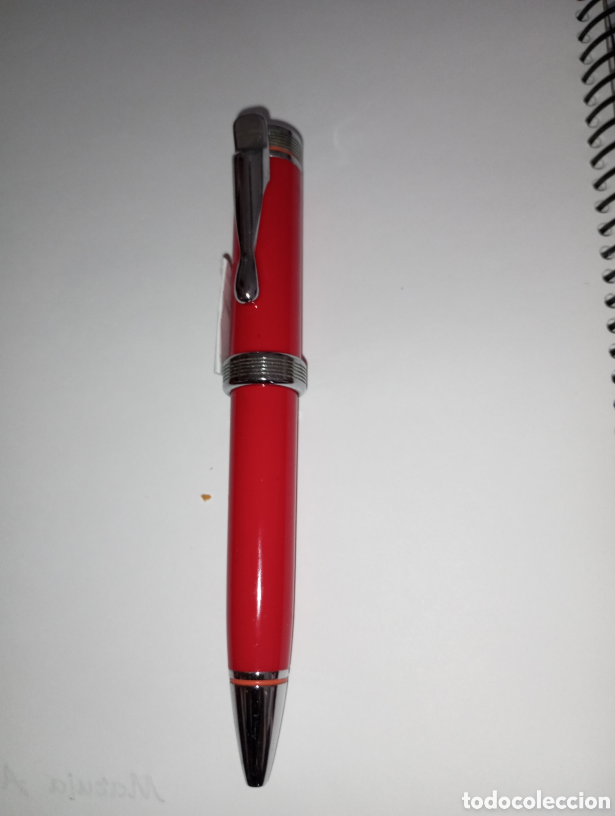 Old Ballpoint Pens: Bol&iacute;grafo Harley Davidson rojo y acero buen estado