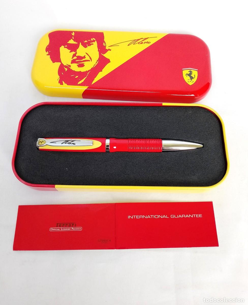 Esferogr&aacute;ficas antigas: BOLIGRAFO FERRARI OFICIAL &rdquo;FERNANDO ALONSO&rdquo; 2010 (?)
