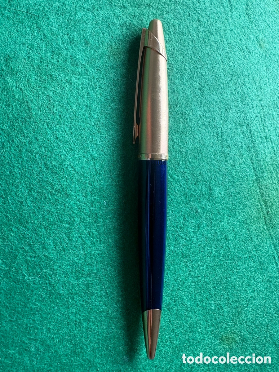 Old Ballpoint Pens: Excepcional bol&iacute;grafo Waterman Edson Sapphire (A5)