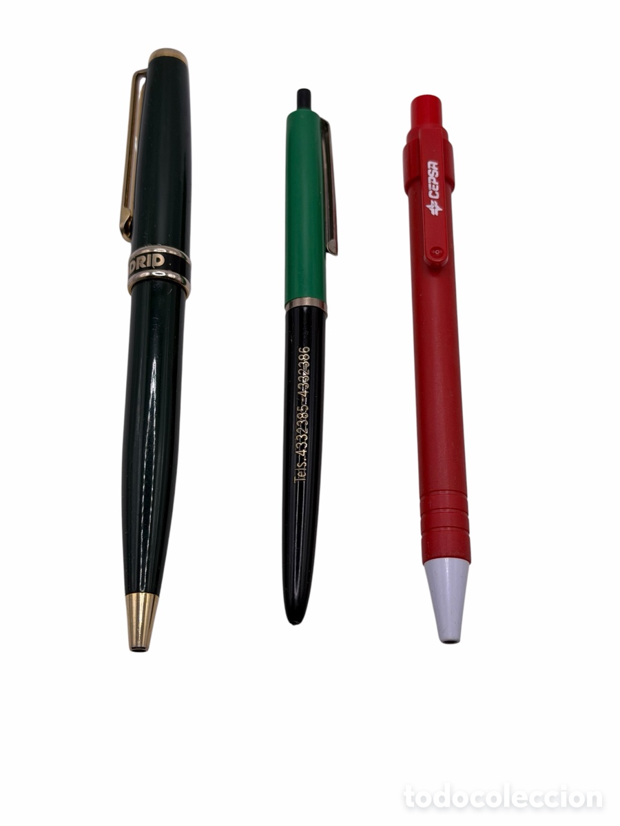 Old Ballpoint Pens: Lote de Bol&iacute;grafos vintage