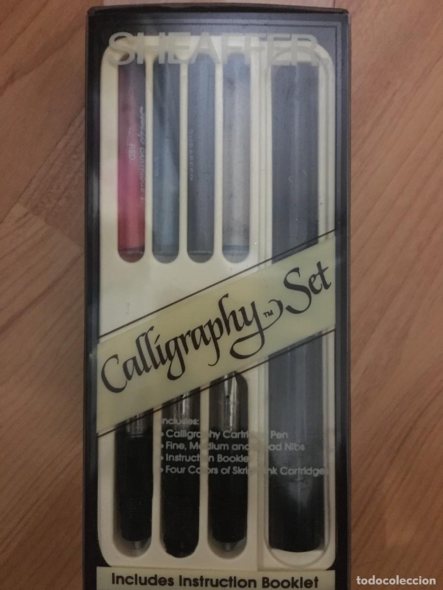 Bol&iacute;grafos antiguos: CALIGRAFIA SET SHEAFFER - Foto 1