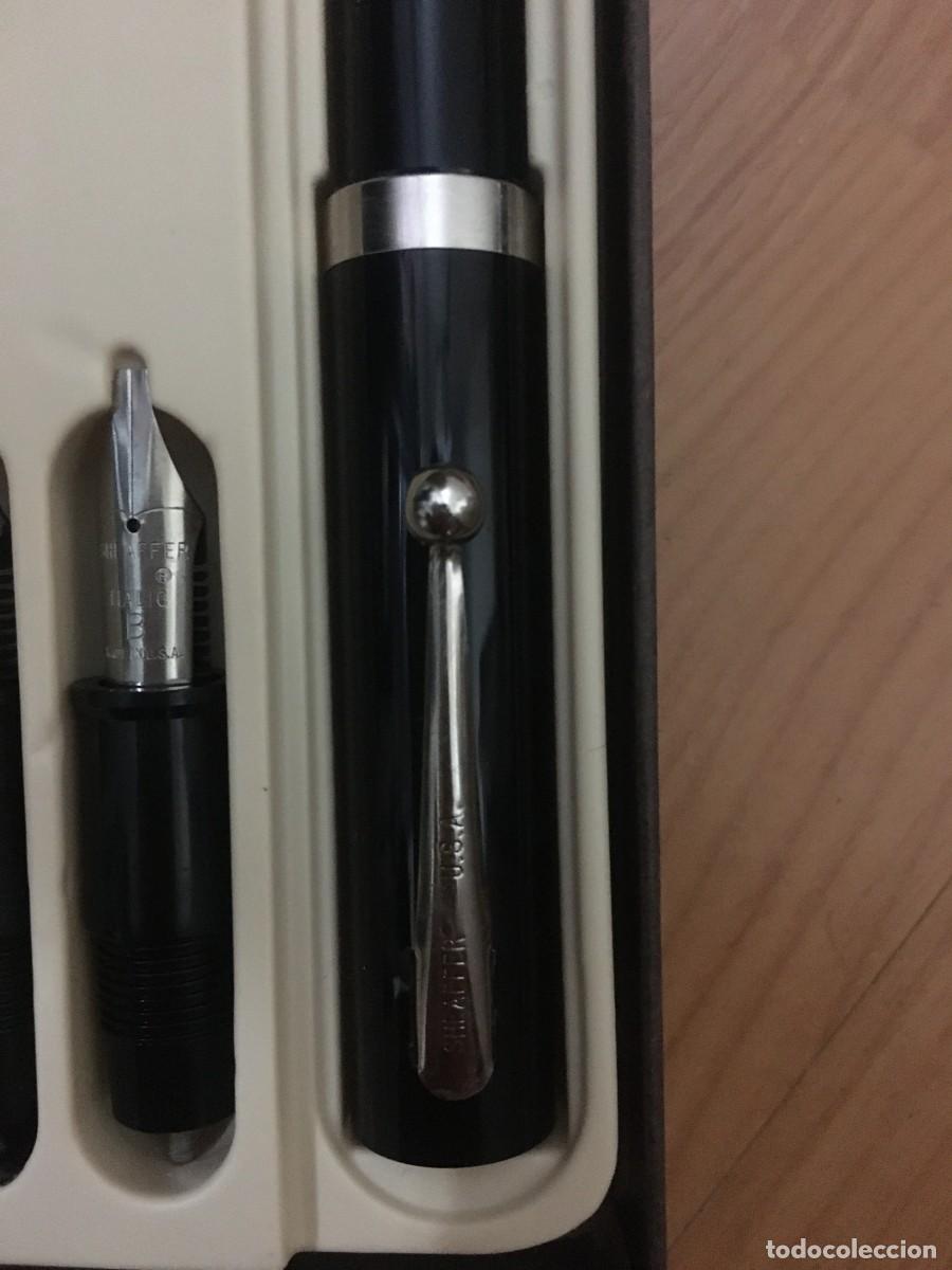 Bol&iacute;grafos antiguos: CALIGRAFIA SET SHEAFFER - Foto 2