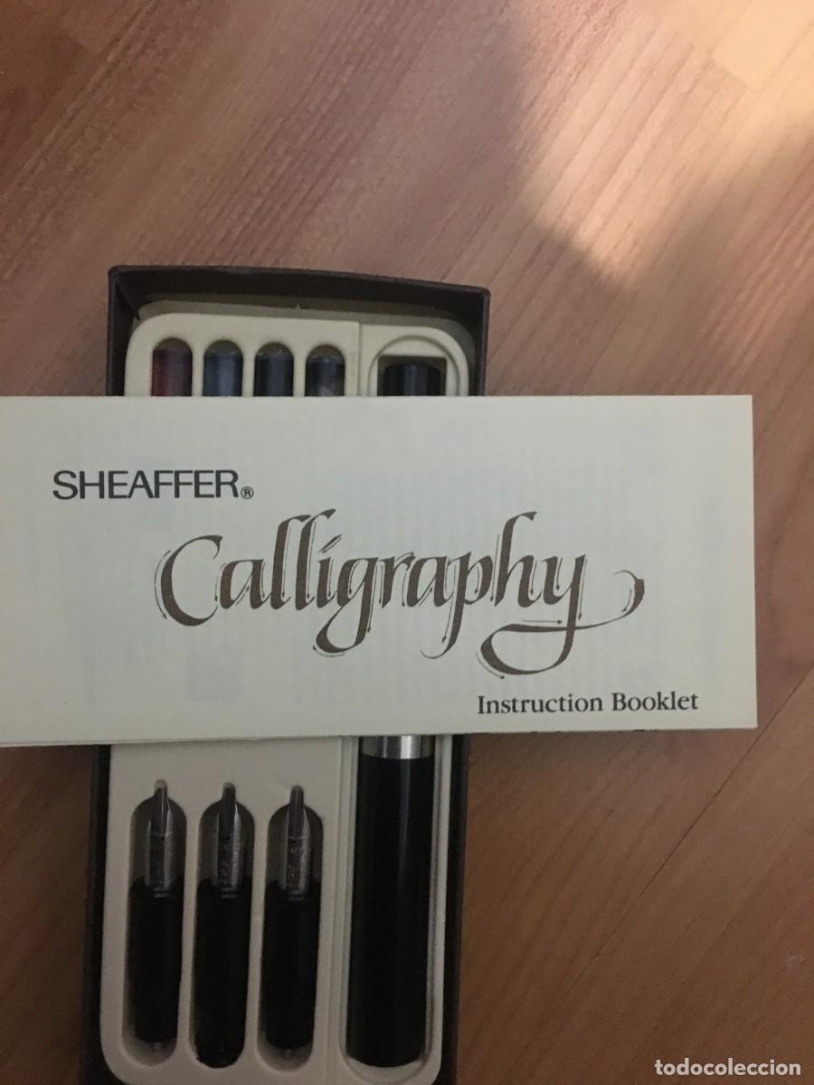 Bol&iacute;grafos antiguos: CALIGRAFIA SET SHEAFFER - Foto 5