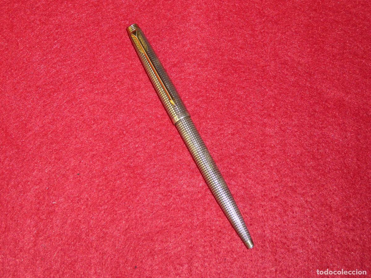 Bol&iacute;grafos antiguos: BOLIGRAFO PARKER 75 STERLING SILVER - PLATA MACIZA