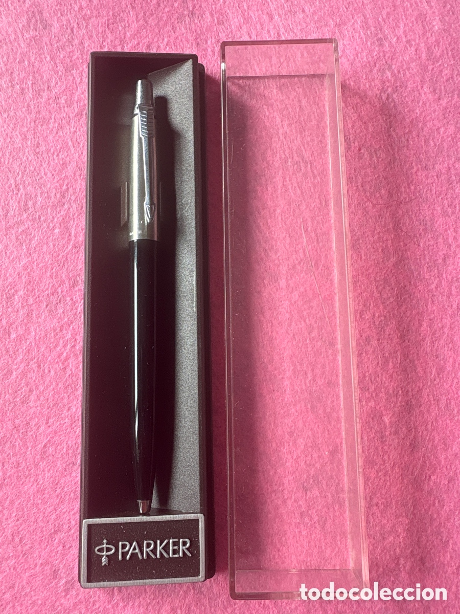Bol&iacute;grafos antiguos: Bol&iacute;grafo parker con caja original (A8)