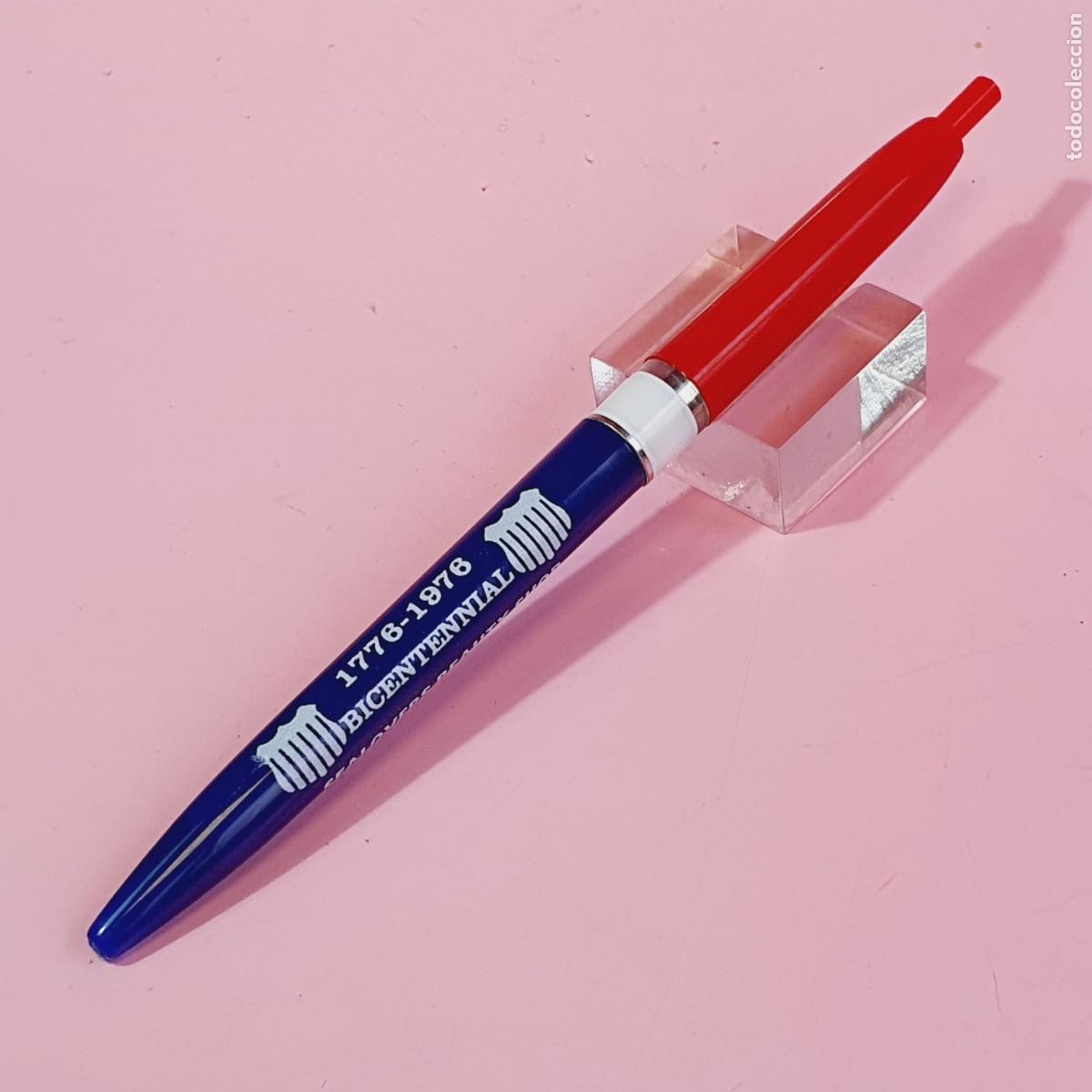 Bol&iacute;grafos antiguos: BOL&Iacute;GRAFO-BICENTENARIO-U.S.A.-AZUL,BLANCO, ROJO-SEALOVER BEAUTY SHOP-NUEVO.VER FOTOGRAF&Iacute;AS.