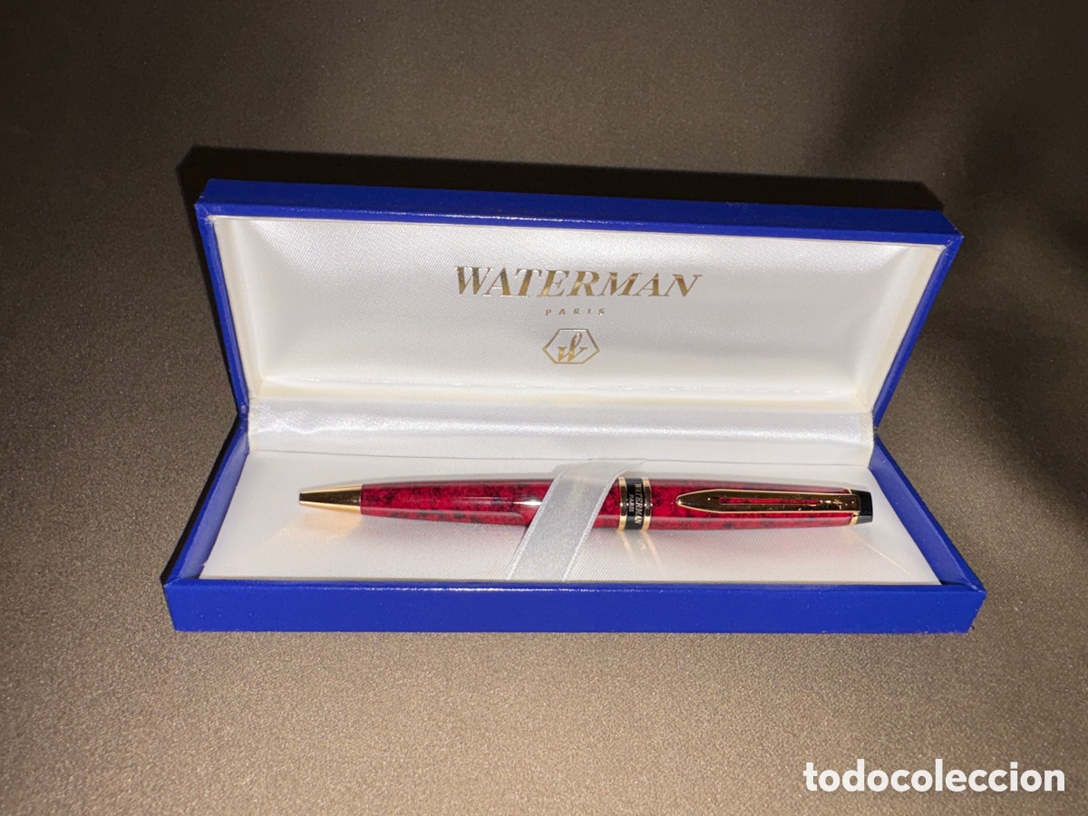Bol&iacute;grafos antiguos: BOLIGRAFO MARCA WATERMAN PARIS OBJETO DE COLECCION*EN SU ESTUCHE*VER FOTOS
