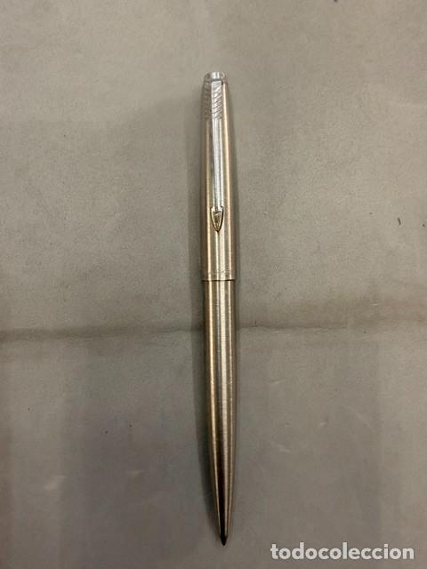 Bol&iacute;grafos antiguos: BOL&Iacute;GRAFO PARKER CHAPADO EN PLATA. JM-014
