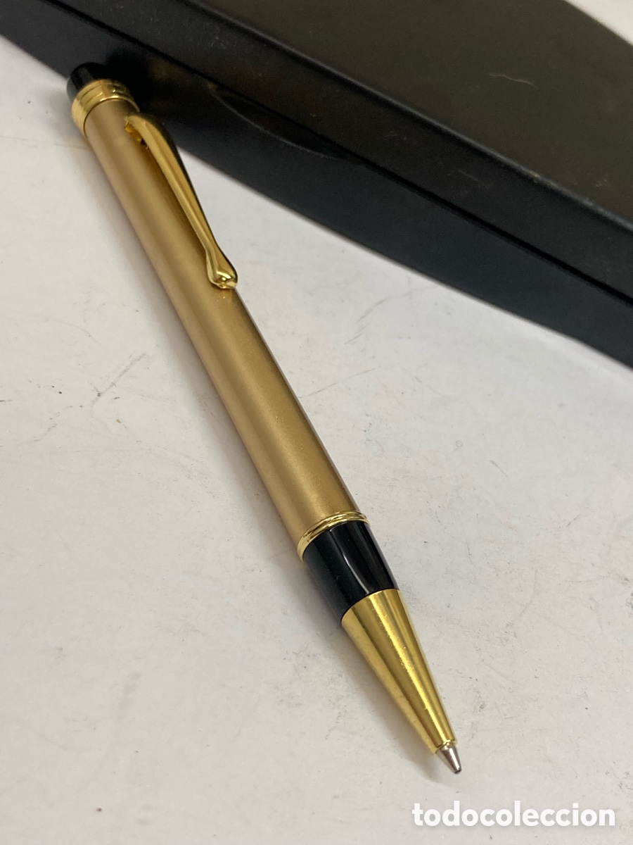 Bol&iacute;grafos antiguos: Bol&iacute;grafo cuerpo dorado