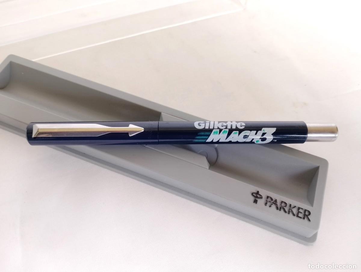 Bol&iacute;grafos antiguos: PARKER, ROLLERBALL VECTOR. PUBLICIDAD &rdquo;MACH3&rdquo; DE GILLETTE. 1998