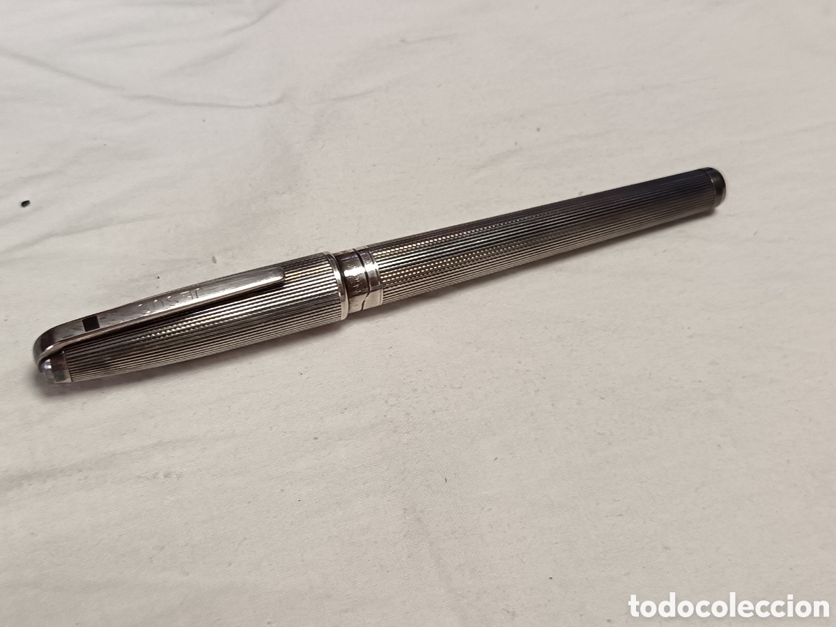 Bol&iacute;grafos antiguos: BOLIGRAFO S.DUPONT OLYMPIO ,PLATA