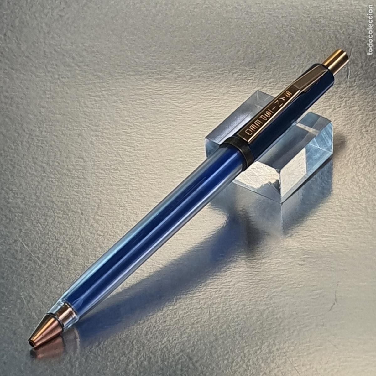 Bol&iacute;grafos antiguos: BOL&Iacute;GRAFO-SANI SPEED-U.S.A-CRISTAL+AZULES+DORADOS-EXCELENTE-VER FOTOGRAF&Iacute;AS.