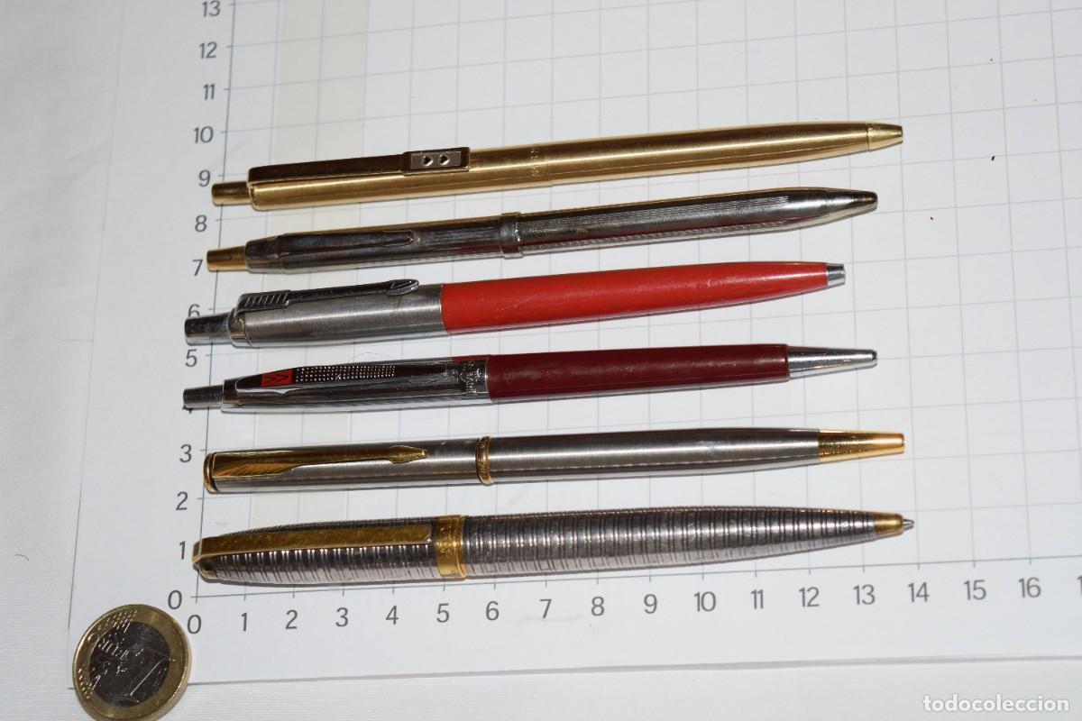 Bol&iacute;grafos antiguos: Vintage, lote variado / 6 bol&iacute;grafos - Diferentes marcas y modelos PARKER, DUPONT y otros.. - &iexcl;MIRA!