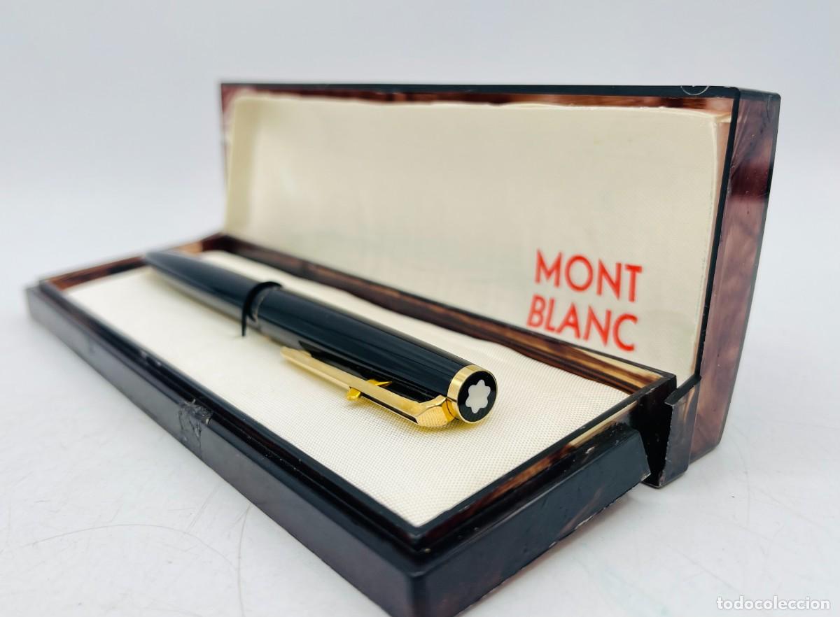 Bol&iacute;grafos antiguos: Bol&iacute;grafo Montblanc 380 vintage a&ntilde;os 70 caja original