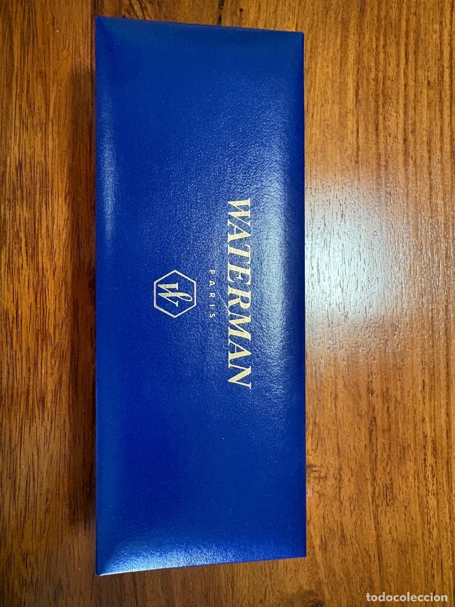 Bol&iacute;grafos antiguos: Bol&iacute;grafo Waterman Paris Vintage - Plata Maciza 925 y Oro - Con Estuche Original