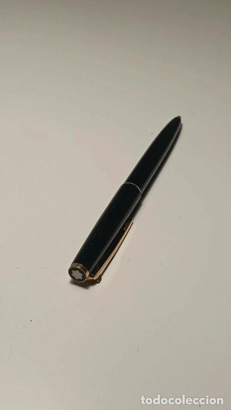 Bol&iacute;grafos antiguos: Montblanc Classique Bol&iacute;grafo Original Negro y Oro