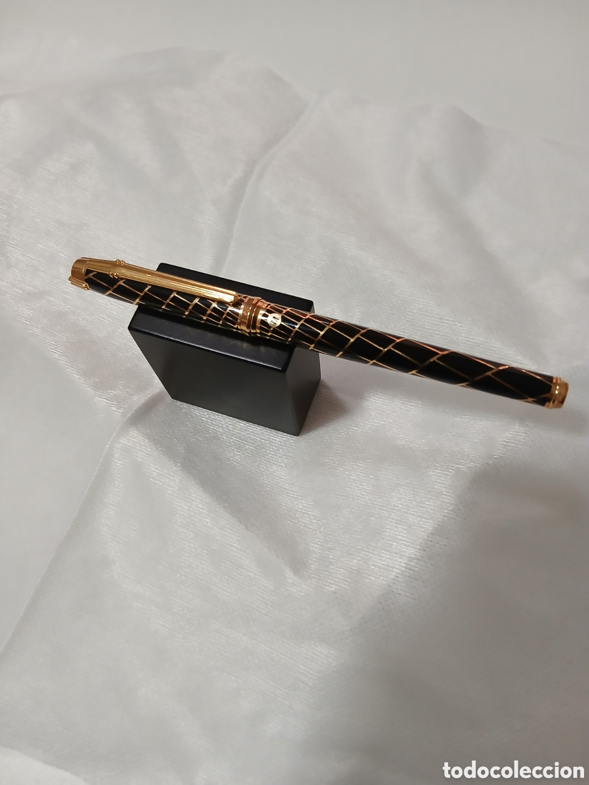 Bol&iacute;grafos antiguos: Pluma Estilogr&aacute;fica Elysee Parthenon, colecci&oacute;n Trajan Black