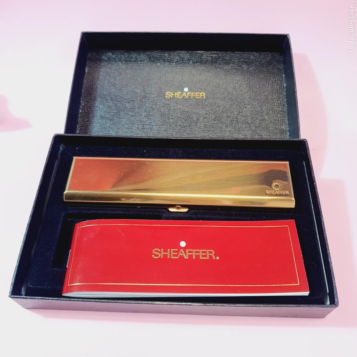 Bol&iacute;grafos antiguos: 132231*BOL&Iacute;GRAAFO-SHEAFFER TARGA 1020.2 IMPERIAL BRASSVER FOTOGRAF&Iacute;AS-COLECCIONISMO HIST&Oacute;RICO.