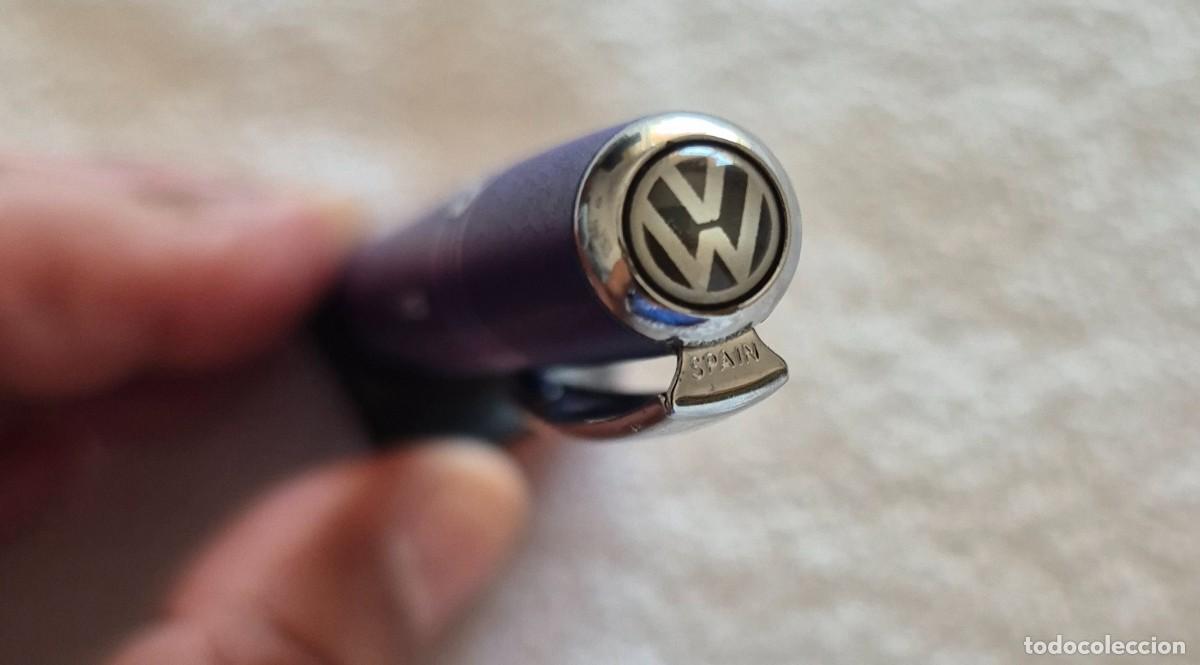 Bol&iacute;grafos antiguos: INOXCROM BOLIGRAFO PUBLICIDAD &ndash; VW VOLKSWAGEN &ndash;modelo METAL CUBE