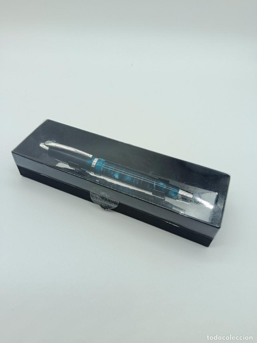 Bol&iacute;grafos antiguos: PLUMA ESTILOGRAFICA IRIDIUM POINT GERMANY SILVER LEGENDS. SIN USO. SIN CARTUCHO. CAJA ORIGINAL.CS.