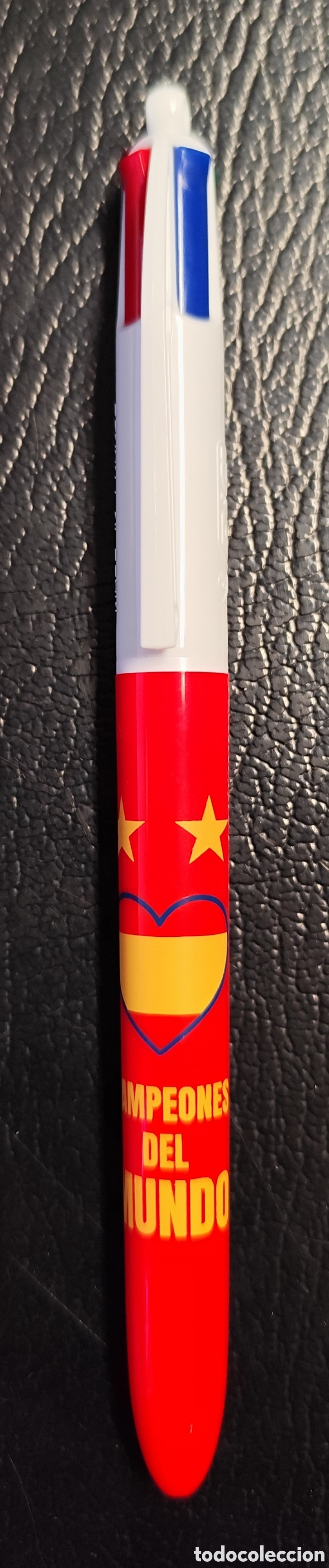 Bol&iacute;grafos antiguos: BOLIGRAFO BIC 4 COLORES EDICION LIMITADA CAMPEONES DEL MUNDO SEGUNDA ESTRELLA