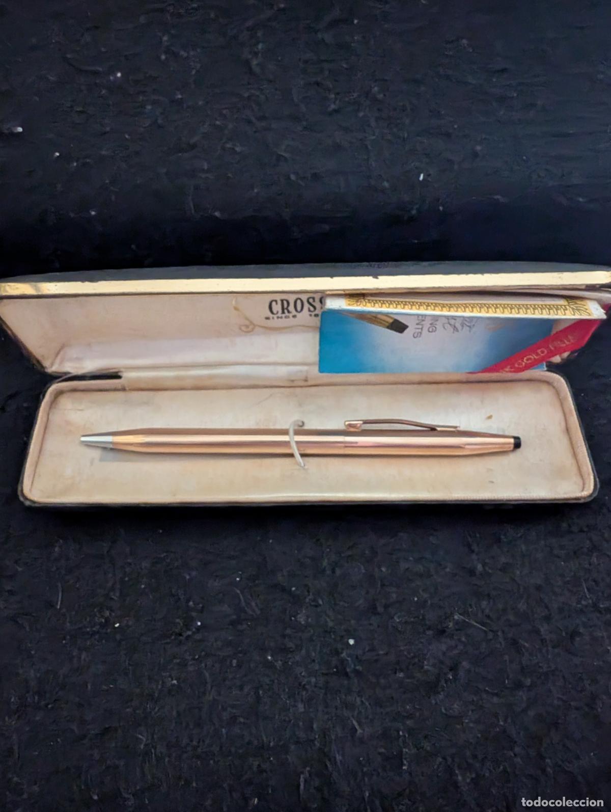 Bol&iacute;grafos antiguos: BOLIGRAFO CROSS CLASSIC CENTURY. GOLD FILLED. CHAPADO EN ORO. CON CAJA E INSTRUCCIONES.