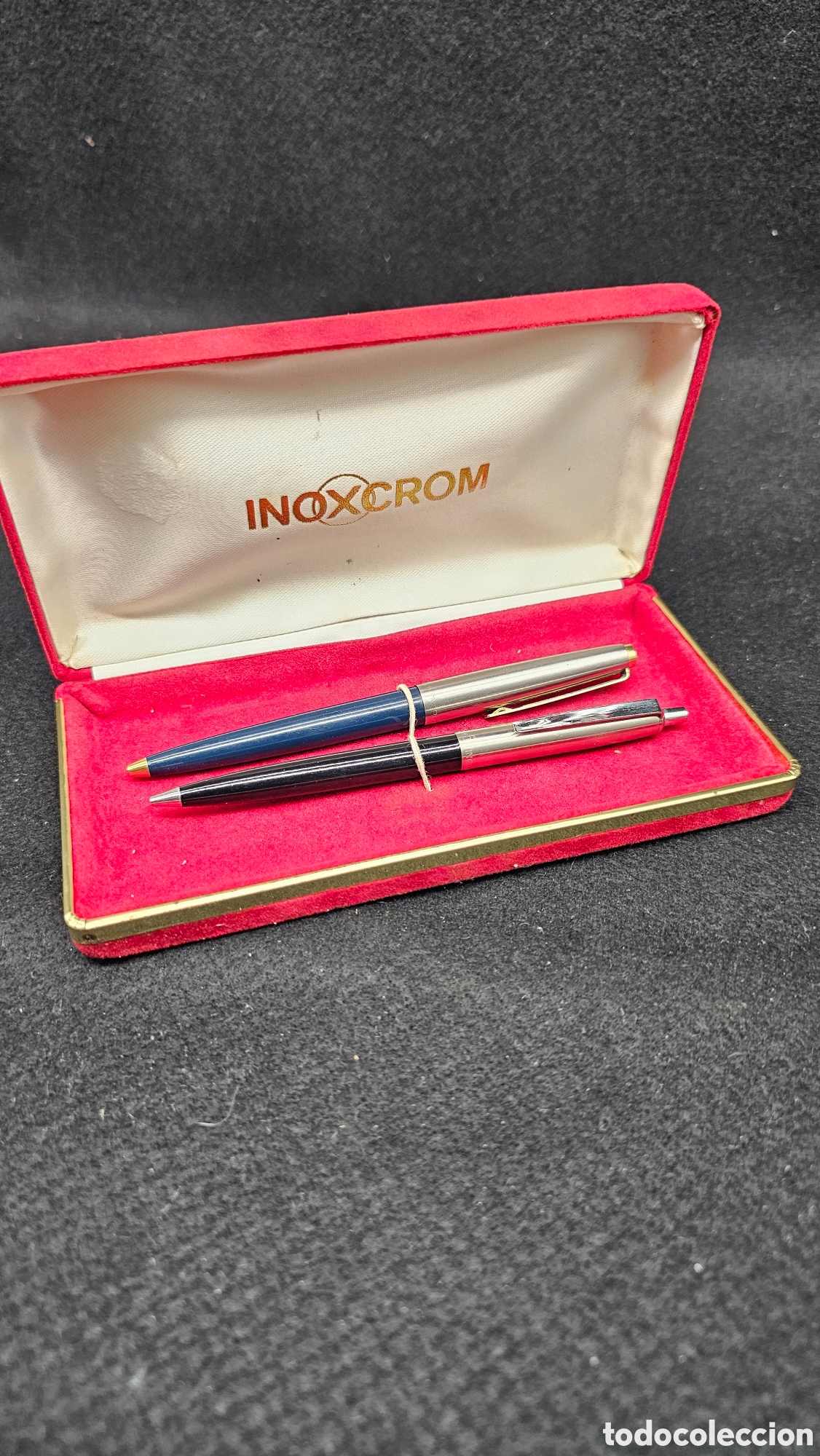 Bol&iacute;grafos antiguos: 2 bol&iacute;grafos vintage Inoxcrom
