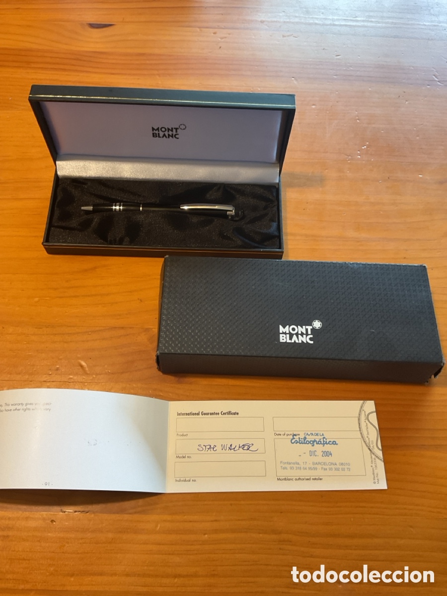 Bol&iacute;grafos antiguos: Montblanc StarWalker &ndash; Bol&iacute;grafo original de 2004, nuevo sin estrenar