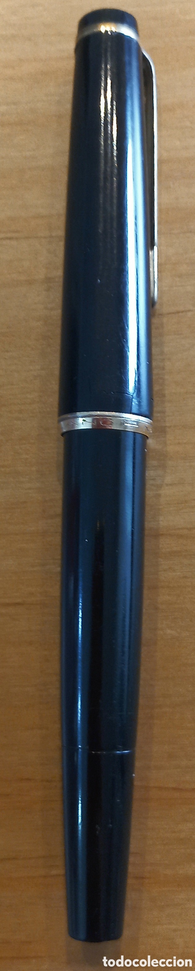 Bol&iacute;grafos antiguos: Pluma Montblanc N&ordm; 32 / Plum&iacute;n 585 - A&ntilde;os 60