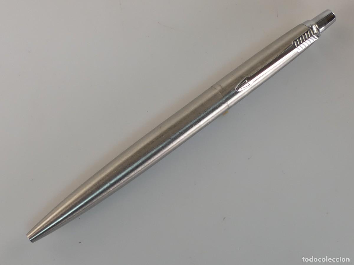 Old Ballpoint Pens: BOLIGRAFO MARCA PARKER MADE IN ESPA&Ntilde;A CUERPO CROMADO