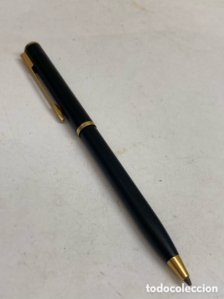 Bol&iacute;grafos antiguos: Bol&iacute;grafo Waterman cuerpo celuloide negro