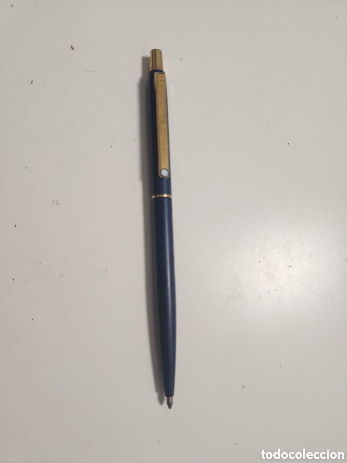 Bol&iacute;grafos antiguos: BOLIGRAFO MONTBLANC NOBLESSE SLIMLINE. GERMANY AZUL. FUNCIONANDO.