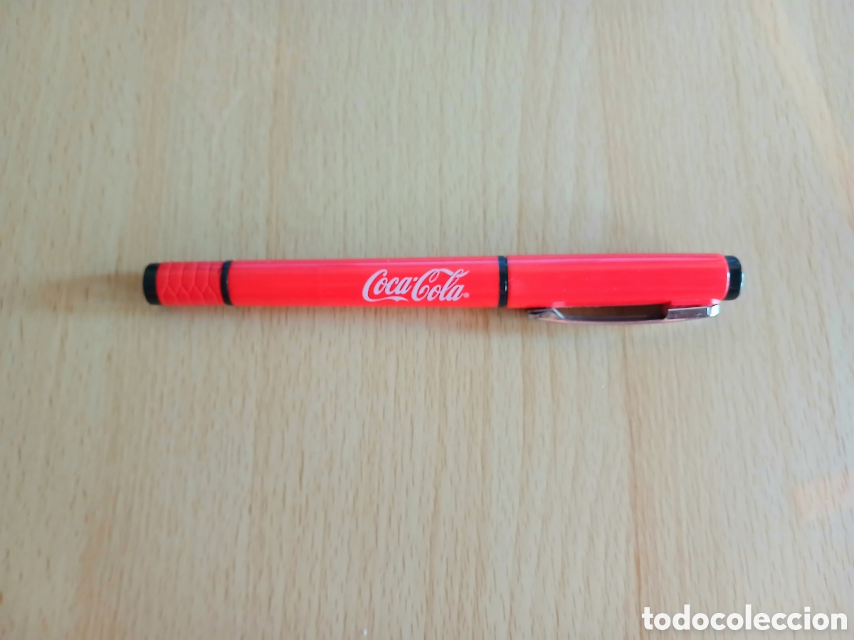 Alte Kugelschreiber: Boligrafo antiguo publicidad Coca Cola. boli