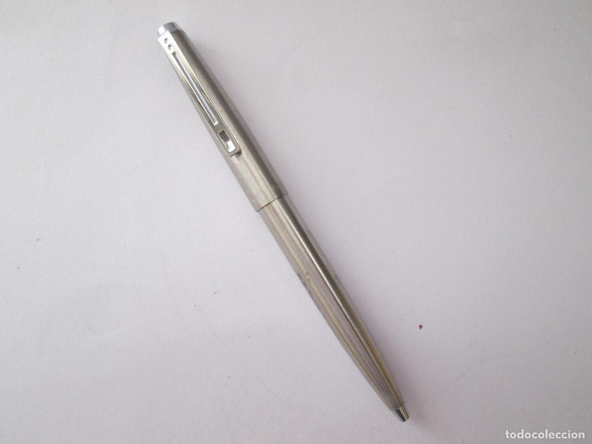 Bol&iacute;grafos antiguos: BOLIGRAFO INOXCROM 77 SPAIN - PLATEADO