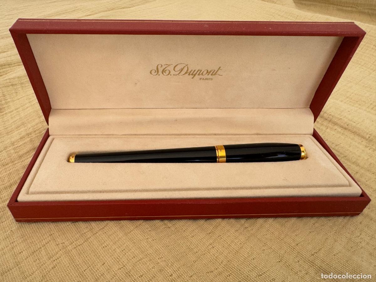 Bol&iacute;grafos antiguos: Plluma Dupont en caja original con poco uso
