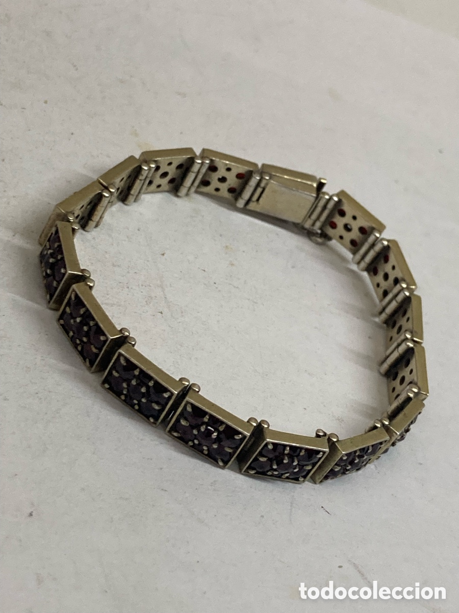 Bol&iacute;grafos antiguos: Pulsera de plata Pul 378