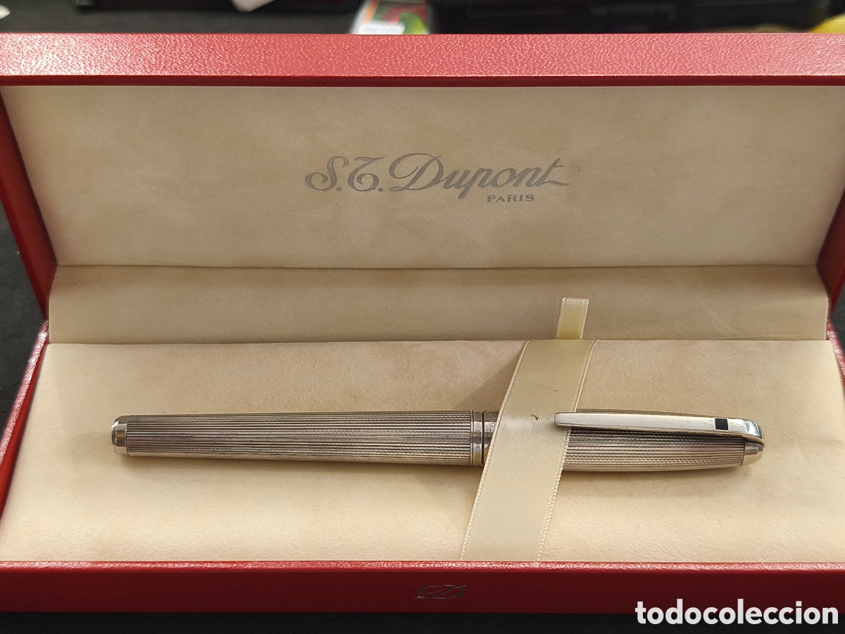 Bol&iacute;grafos antiguos: Bol&iacute;grafo S.T.Dupont de Plata