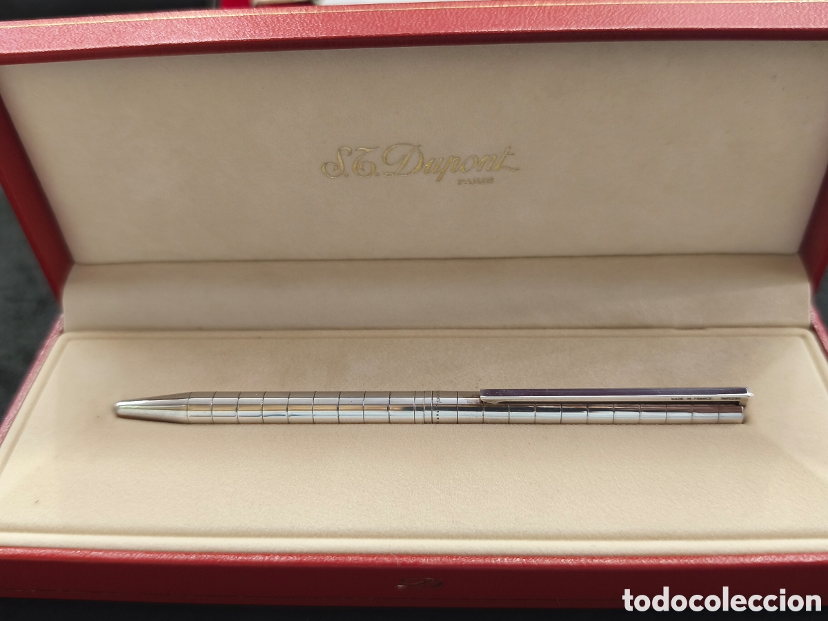 Bol&iacute;grafos antiguos: Bol&iacute;grafo S.T.Dupont de Plata