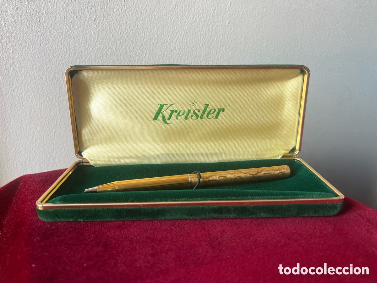 Bol&iacute;grafos antiguos: BOL&Iacute;GRAFO VINTAGE KREISLER U.S.A. K200, HEAVY GOLD ELECTROPLATE