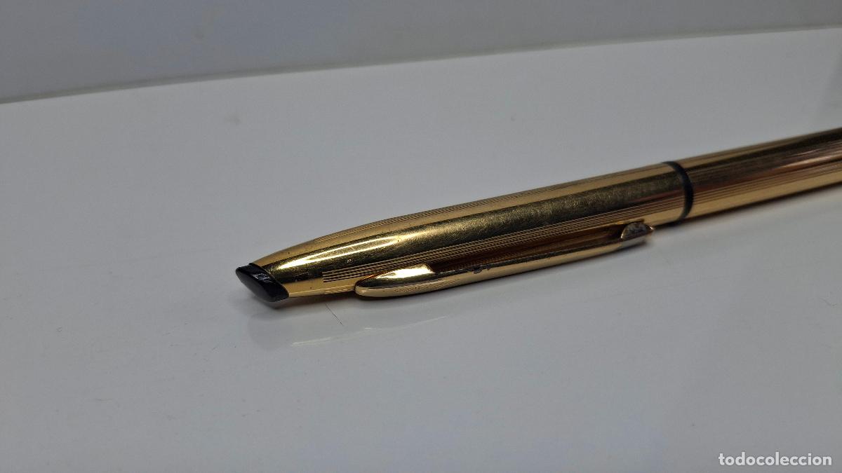 Bol&iacute;grafos antiguos: BOLIGRAFO ANSON GOLD ELECTROPLATE - Foto 5