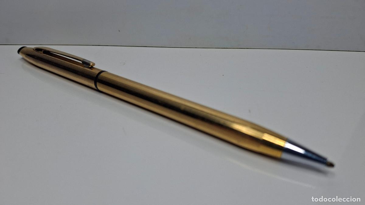 Bol&iacute;grafos antiguos: BOLIGRAFO ANSON GOLD ELECTROPLATE - Foto 8