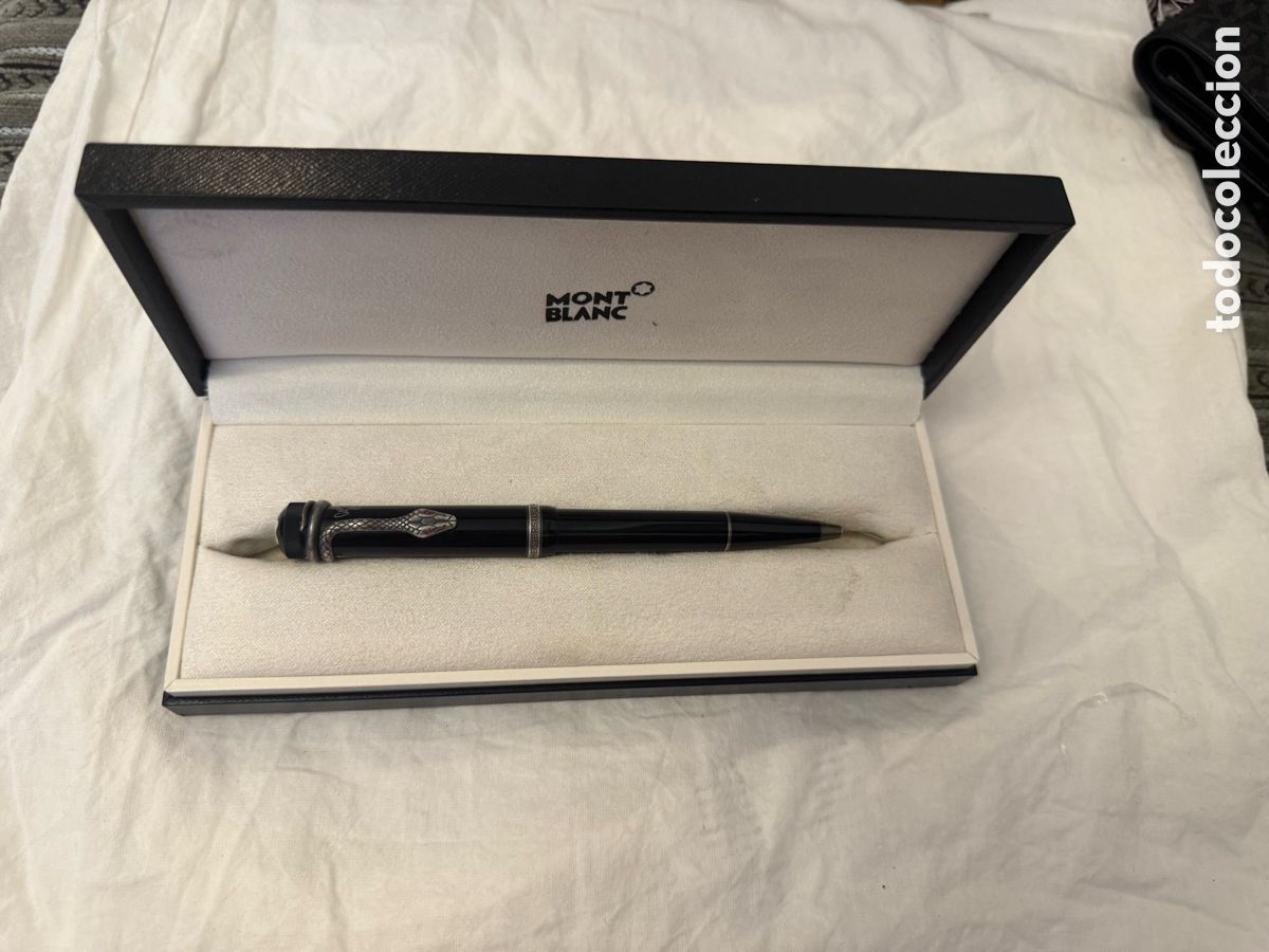 Penne a sfera antiche: MONTBLANC Writers Edition Agatha Christie 1993 &ndash; Bol&iacute;grafo Edici&oacute;n Limitada de Colecci&oacute;n. Original.