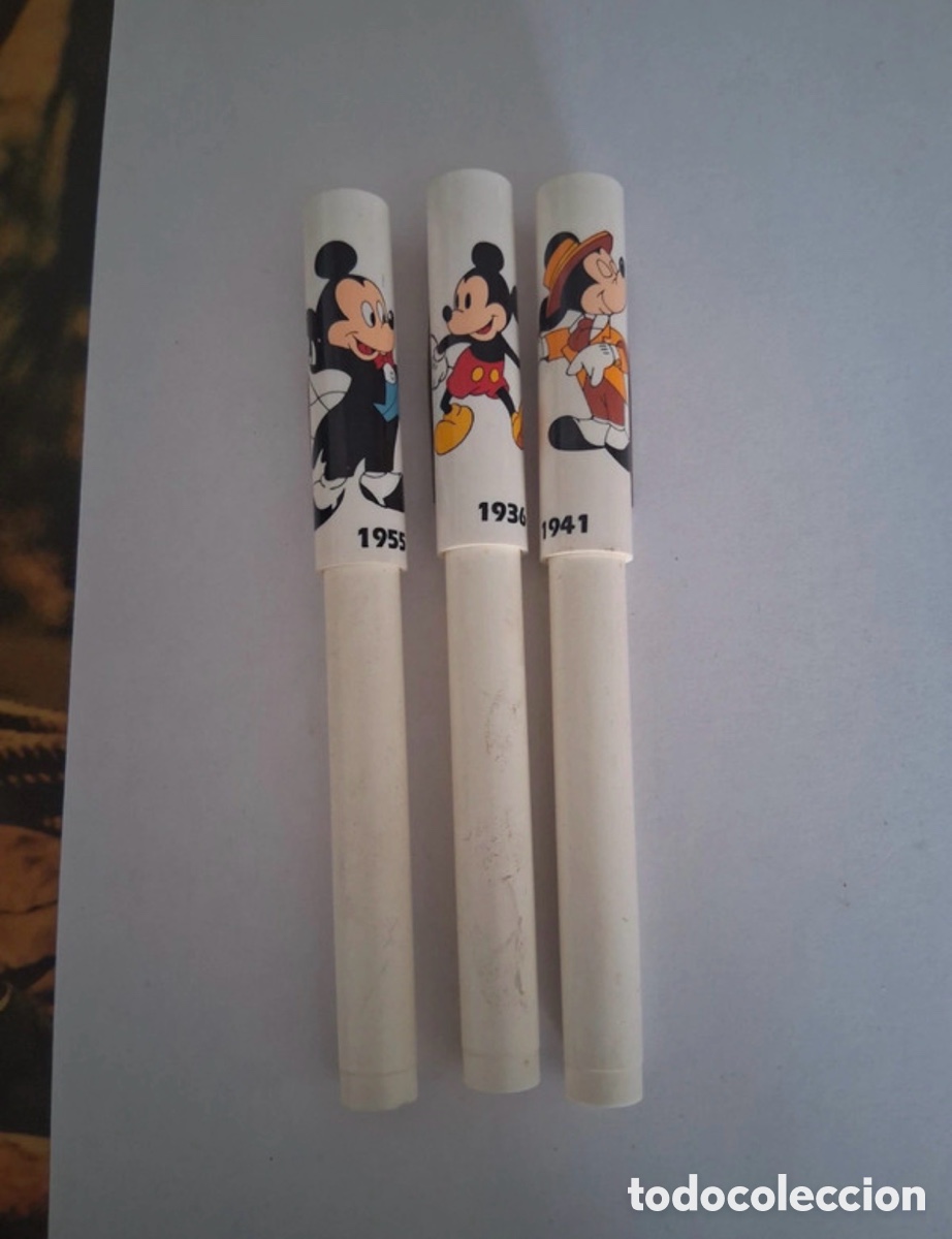 Bol&iacute;grafos antiguos: Antiguos bol&iacute;grafos Euro Disney Par&iacute;s, actual Disneyland