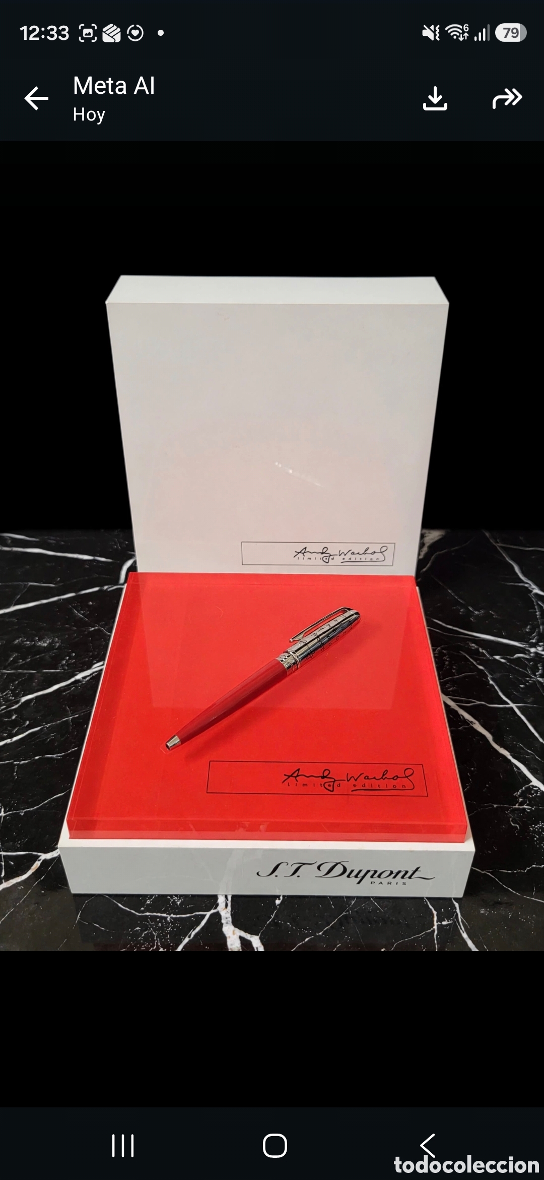 Bol&iacute;grafos antiguos: Dupont de Andy Warhol edici&oacute;n limitada de Elvis Presley de solo 1964 ejemplares numerados nuevo estr