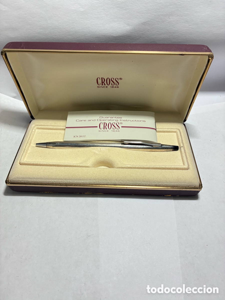 Bol&iacute;grafos antiguos: BOL&Iacute;GRAFO CROSS CENTURY PLATA