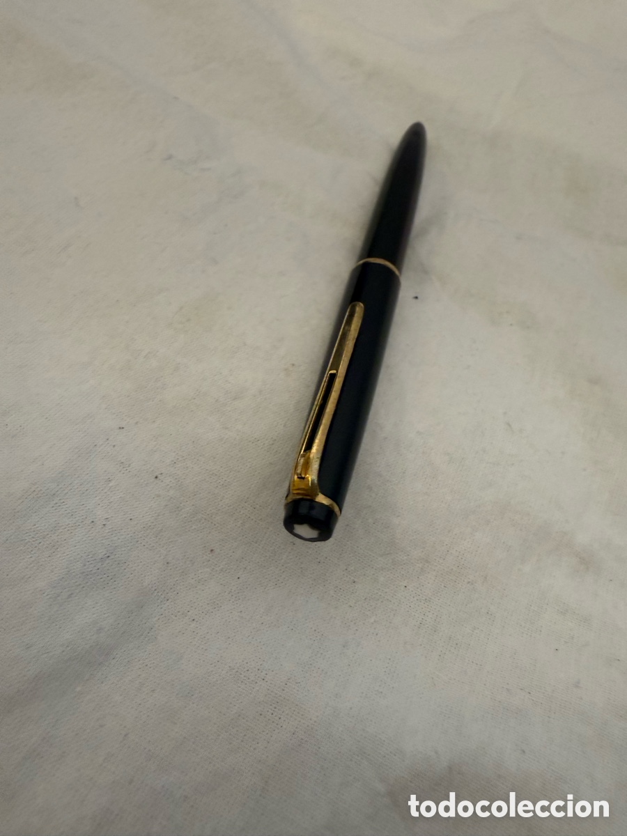 Bol&iacute;grafos antiguos: Montblanc Bol&iacute;grafo N&ordm; 38 Lever Clip &ndash; Alemania, a&ntilde;os 60