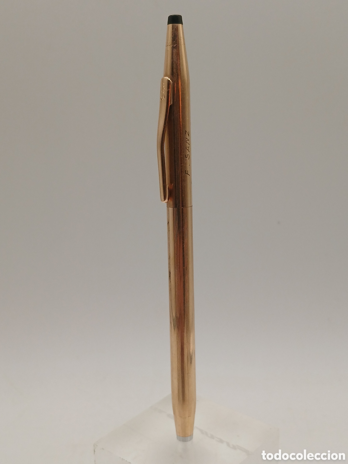 Bol&iacute;grafos antiguos: Boligrafo Cross Classic gold filled