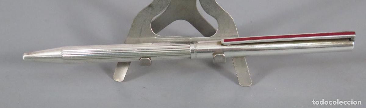 Bol&iacute;grafos antiguos: BOLIGRAFO. DUPONT. PLATA. 925MM